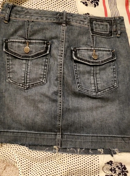 Vintage White House Black Market Mini Denim skirt - Picture 4 of 7